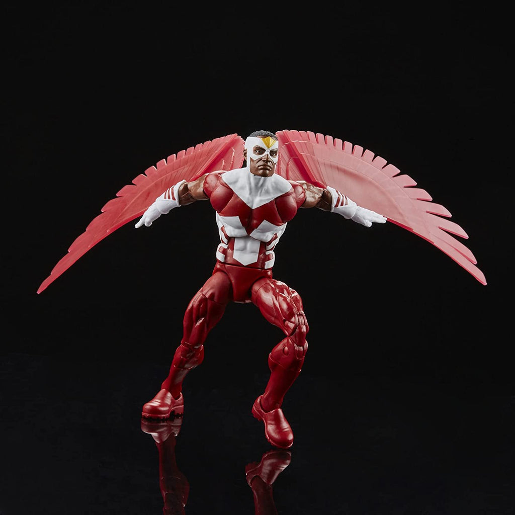 Marvel Legends Series Falcon 6-inch Retro Packaging Action Figure Toy, 3 Accessories