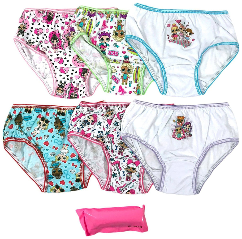 Handcraft Girls' 7-Pack LOL Surprise Underwear Panty