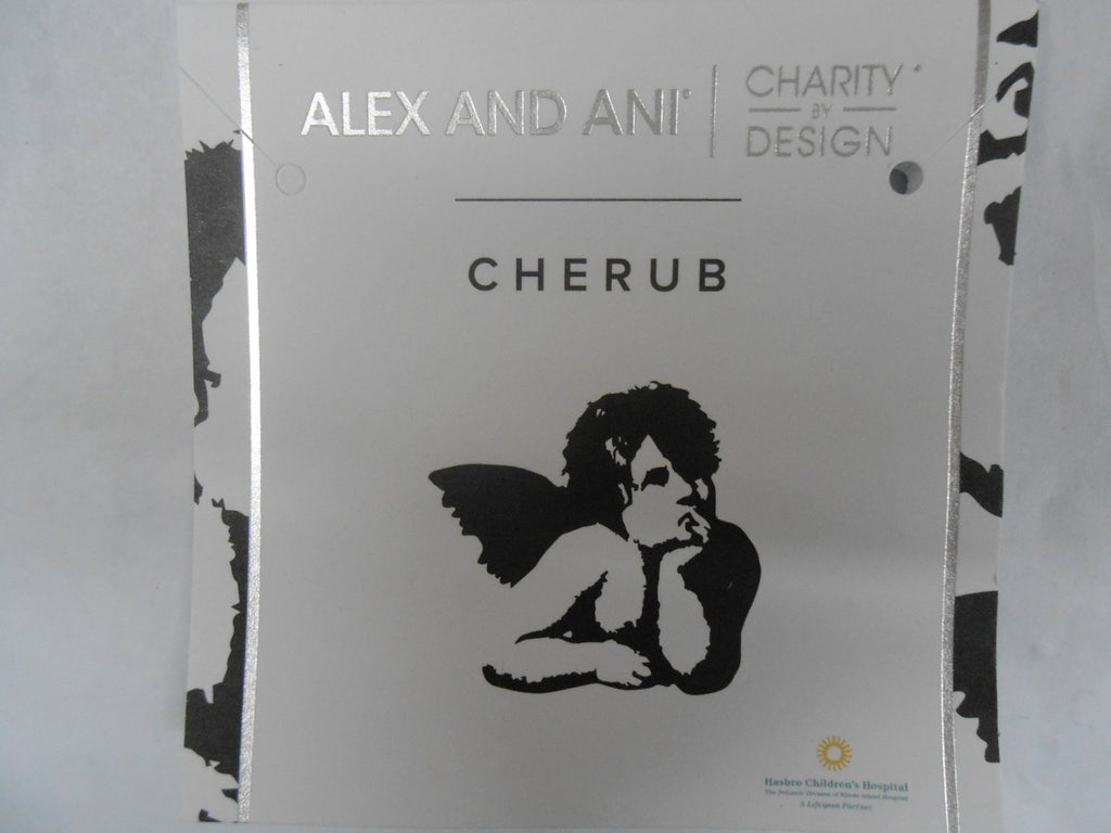 Alex and Ani Women's Charity by Design - Cherub Expandable Charm Bangle Bracelet