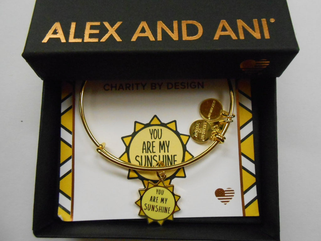 Alex and Ani Womens Charity by Design You are My Sunshine Bangle