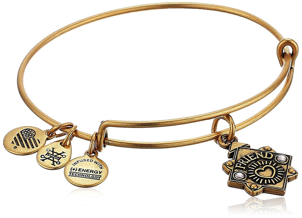 Alex and Ani Womens Because I Love You Friend III Bangle