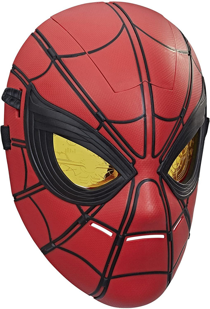 Spider-Man Marvel Glow FX Mask Electronic Wearable Toy with Light-Up Moving Eyes for Role Play, for Kids Ages 5 and Up