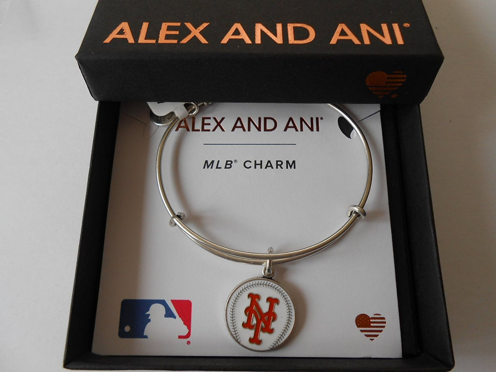 Alex and Ani Color Infusion New York Mets Rafaelian Silver