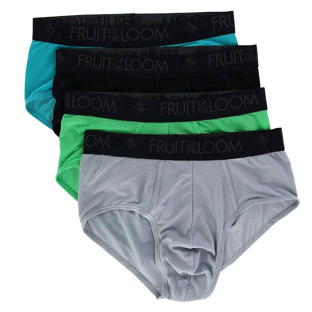 Fruit of the Loom Men's Breathable Micro Mesh Briefs Underwear (4 Pair Pack)