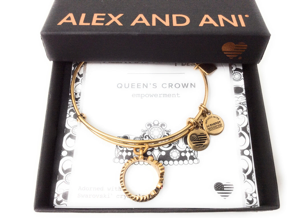 Alex and ANI Charity by Design, Queen's Crown Bangle Bracelet