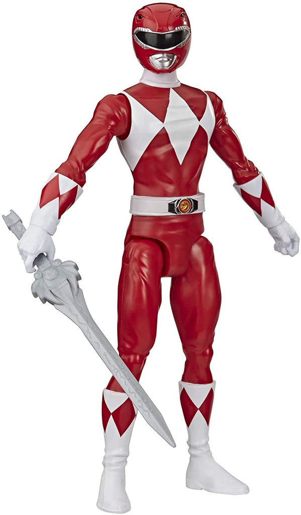 Power Rangers Mighty Morphin Red Ranger 12-Inch Action Figure Toy Inspired by Classic TV Show, with Power Sword Accessory