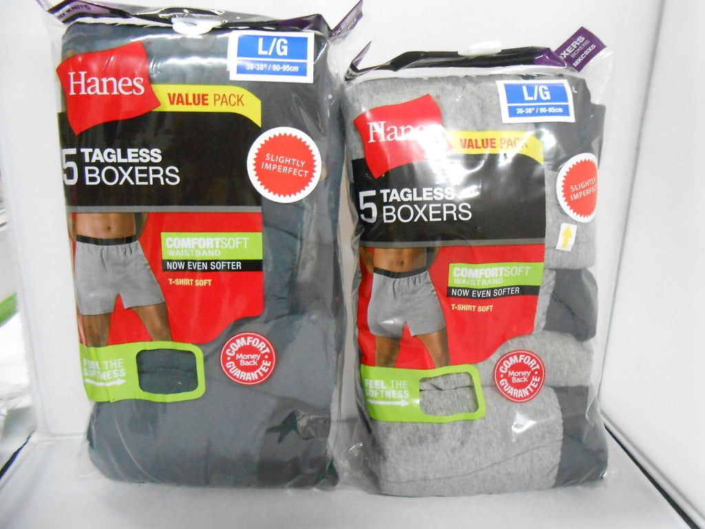 Hanes Men's Knit Boxers COMFORTSOFT 10-pack Size L(36-38)