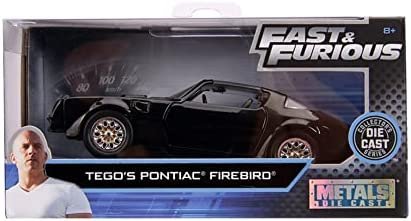 Tego's Pontiac Firebird T-Top, Fast and Furious - Jada Toys 30763 - 1/32 Scale Diecast Model Toy Car