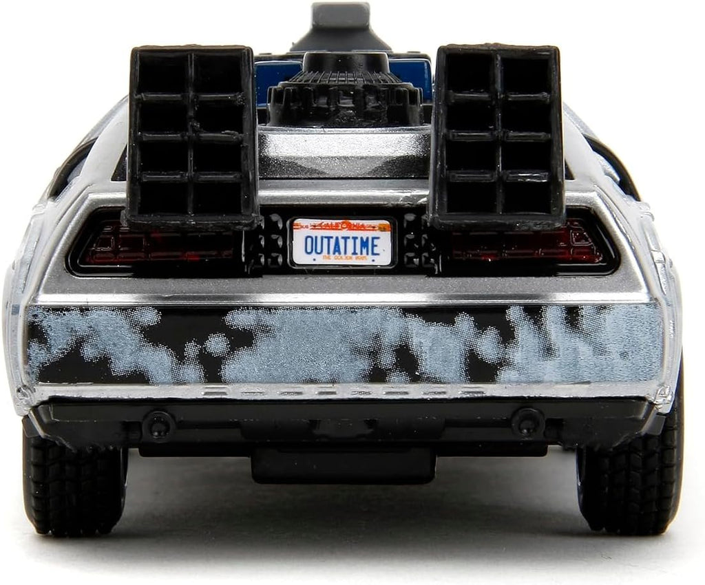 Back to The Future 1:32 Time Machine Frost Die-Cast Car, Toys for Kids and Adults