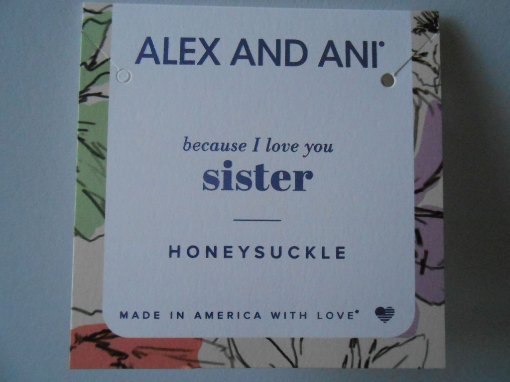 Alex and Ani Because I Love You, Sister II Expandable Bangle Bracelet