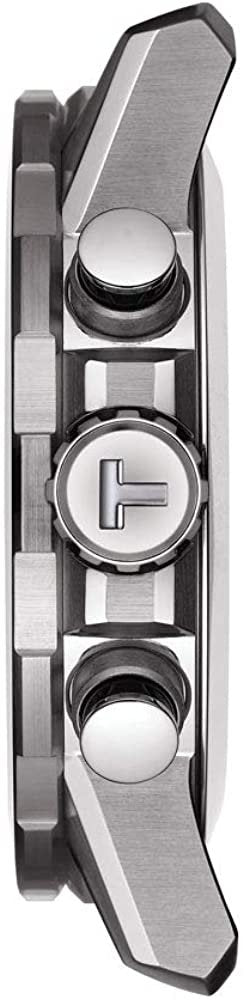 Tissot Men's Supersport Chrono Swiss Quartz Stainless Steel Strap, Grey, 22 Casual Watch (Model: T1256171105100)