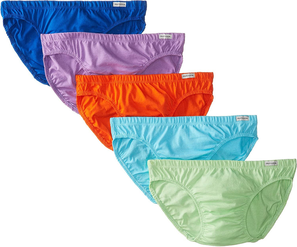 Fruit of the Loom Men's Wardrobe Bikini Briefs, Colors may vary(Pack of 5)