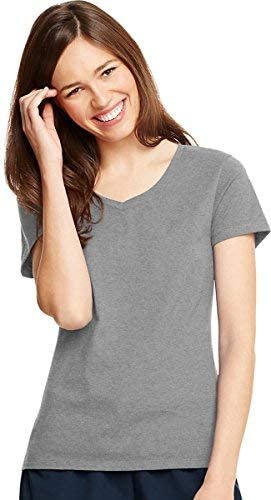 Hanes Women's X-Temp V-Neck T-Shirt (42V0)