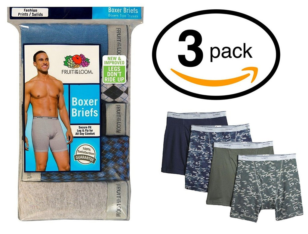 Fruit of the Loom 3-Pack Boxer Briefs