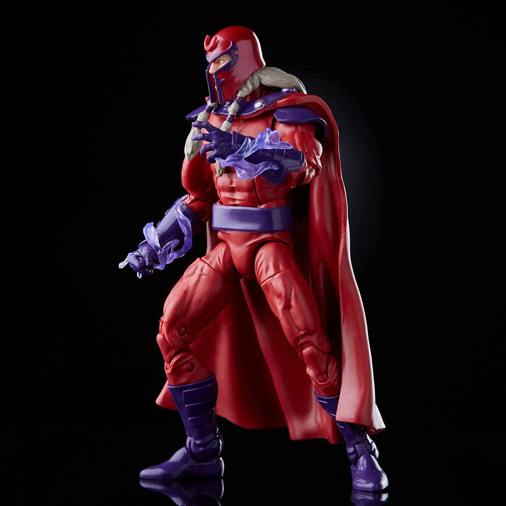 Hasbro Marvel Legends Series 6-inch Scale Action Figure Toy Magneto, Premium Design, 1 Figure, and 5 Accessories , Red