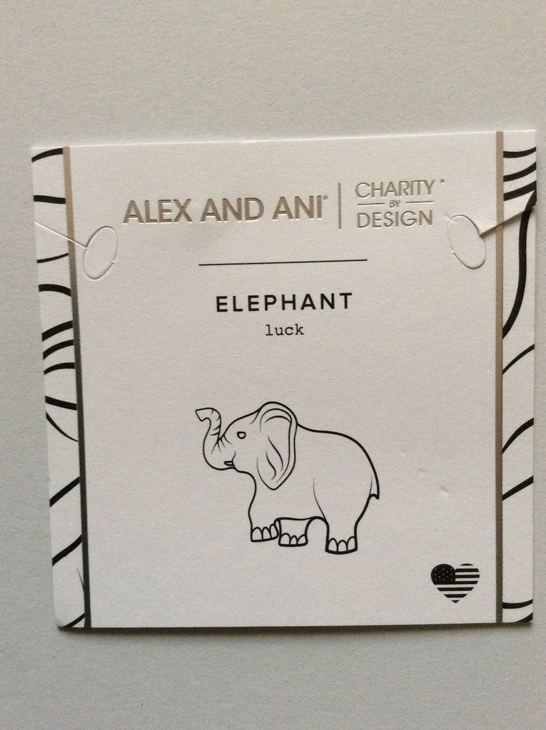 Alex and Ani Charity by Design, Elephant ii Bangle Bracelet