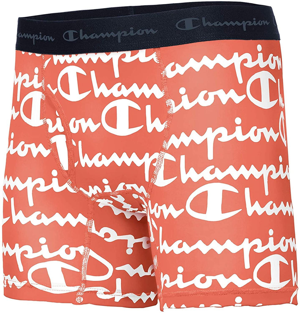 Champion LIFE Men's C Script Printed Boxer Brief