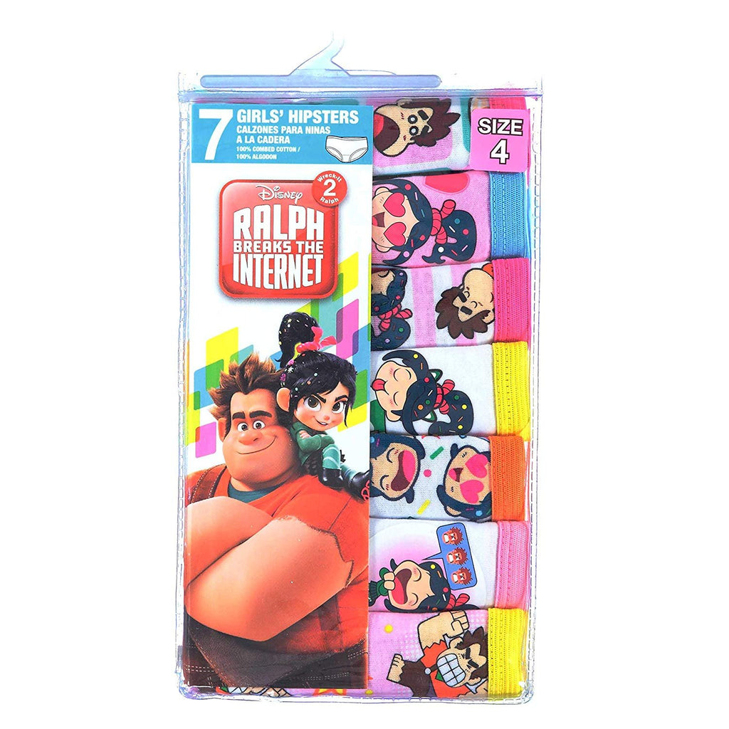 Disney Girls' Wreck It Ralph 7-Pack Panties