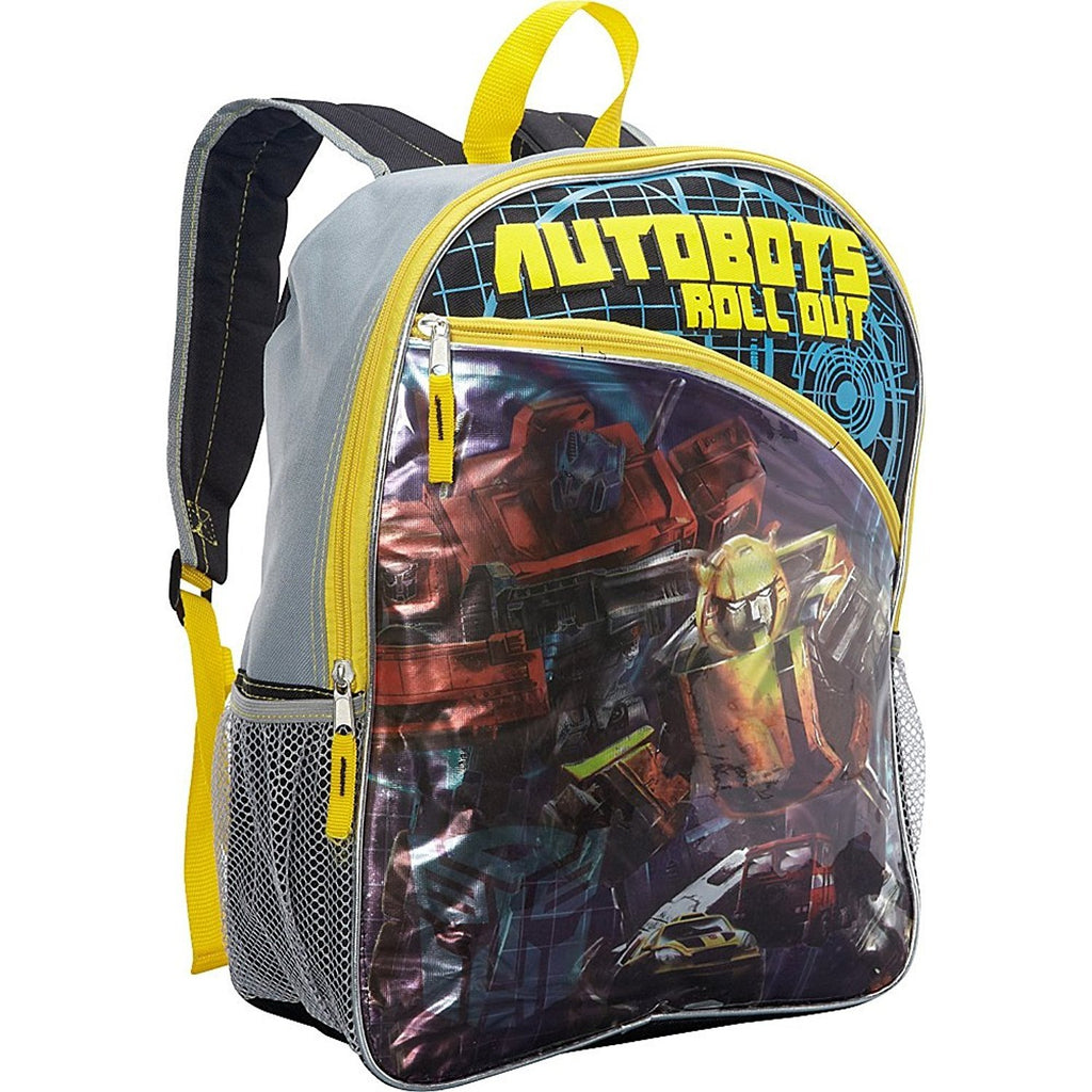 FAB Starpoint Big Boys' Transformers Bumble Bee Big Face 16 Inch Backpack