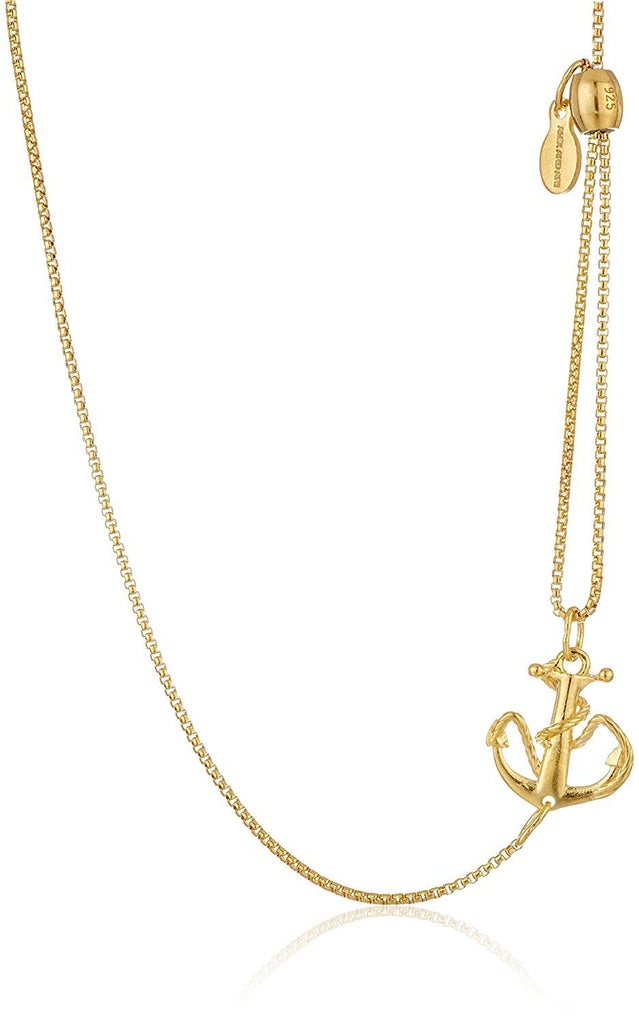 Alex and Ani Pull Chain Necklace Anchor 14k Chain Necklace