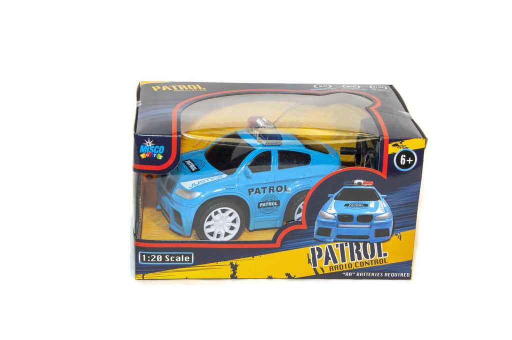 Remote Control Car Fire Chief Or Police Patrol Electric Sport Vehicle 1:20 Scale
