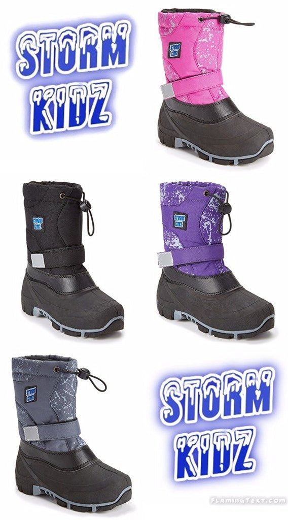 Unisex Waterproof Snow Boots Insulate - Cold Weather Snow Boot (Toddler/Little Kid/Big Kid) Boys Girls Many Colors