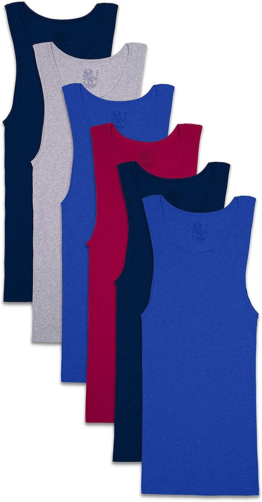 Fruit of the Loom Men's Tag-Free Tank A-Shirt