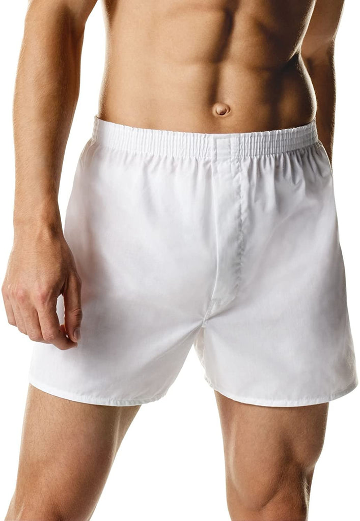 Hanes Full-Cut Woven Boxers (3-Pack)