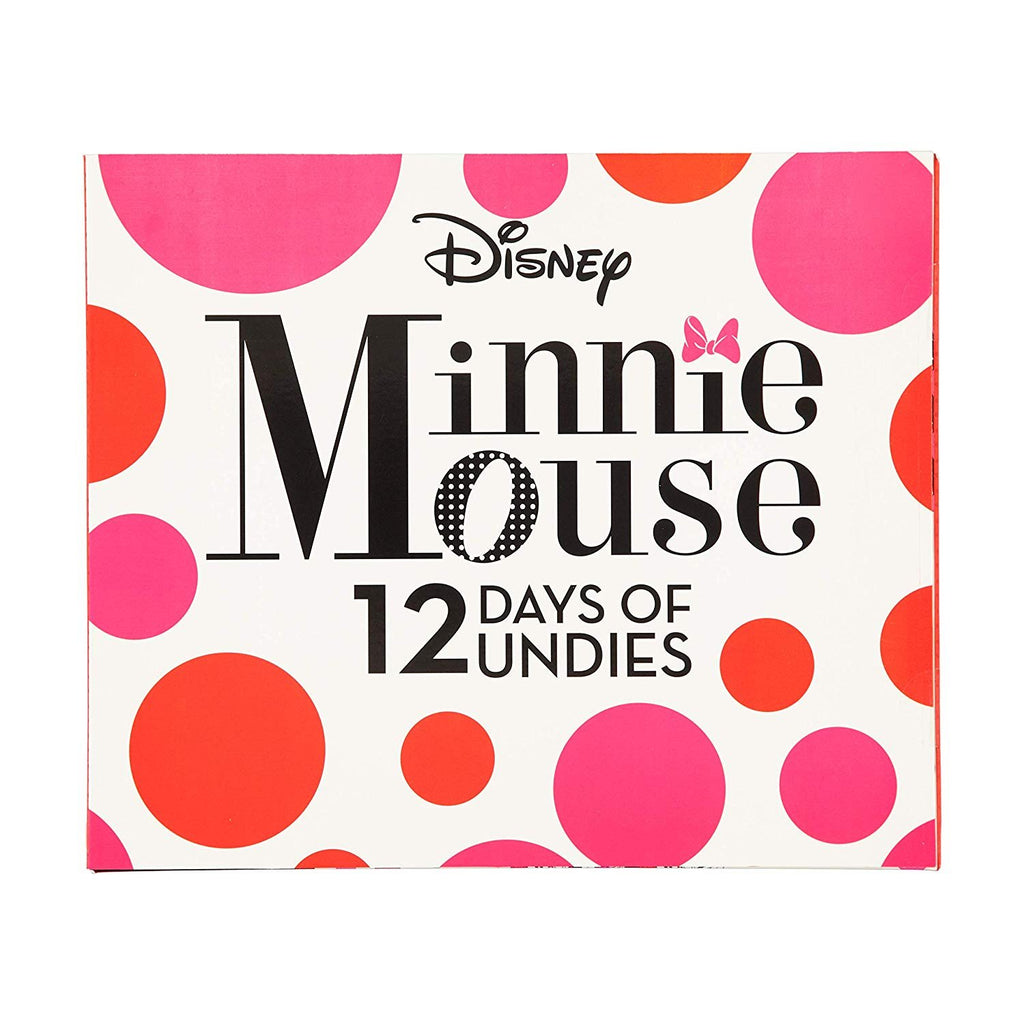 Disney Girls' Toddler Minnie Mouse Days' Gift Box 12-Pack Panties