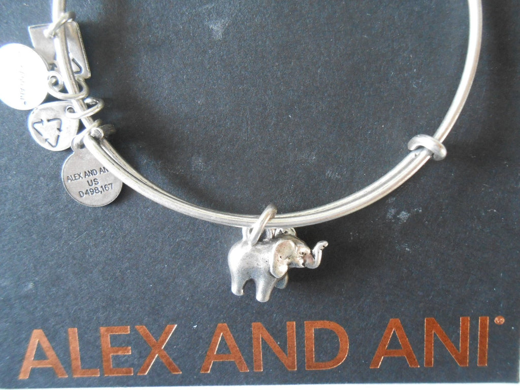 Alex and Ani Charity by Design, Elephant ii Bangle Bracelet