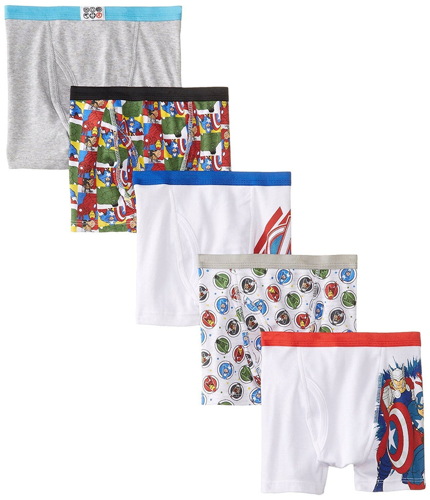 Marvel Boys' Avengers 5 Pack Boxer Briefs