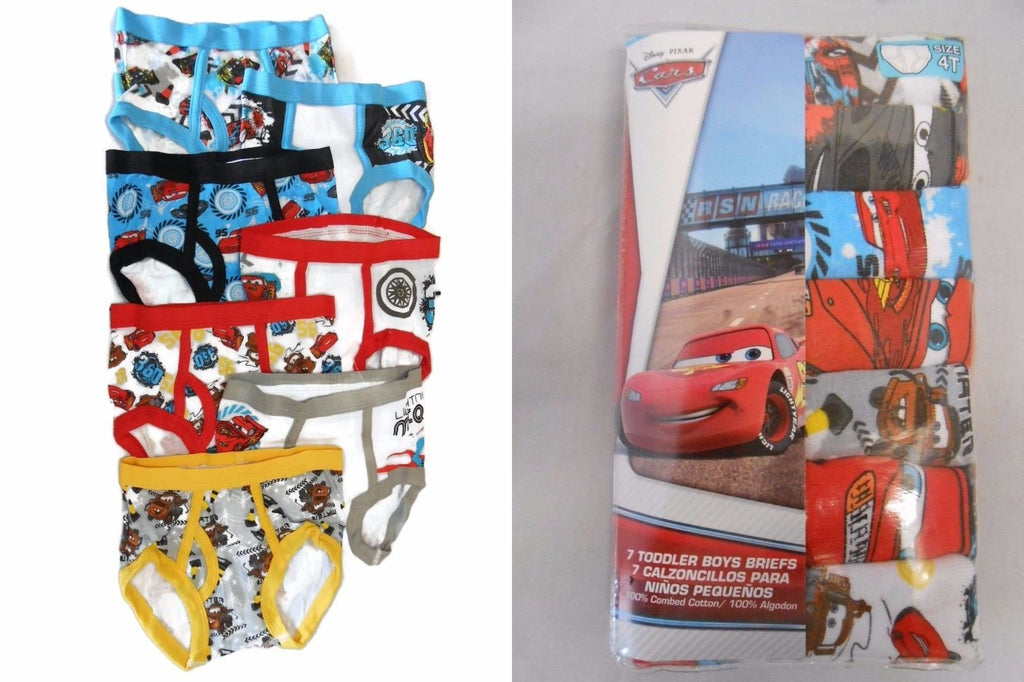 Handcraft Little Boys' Disney Cars 7 Pack Brief