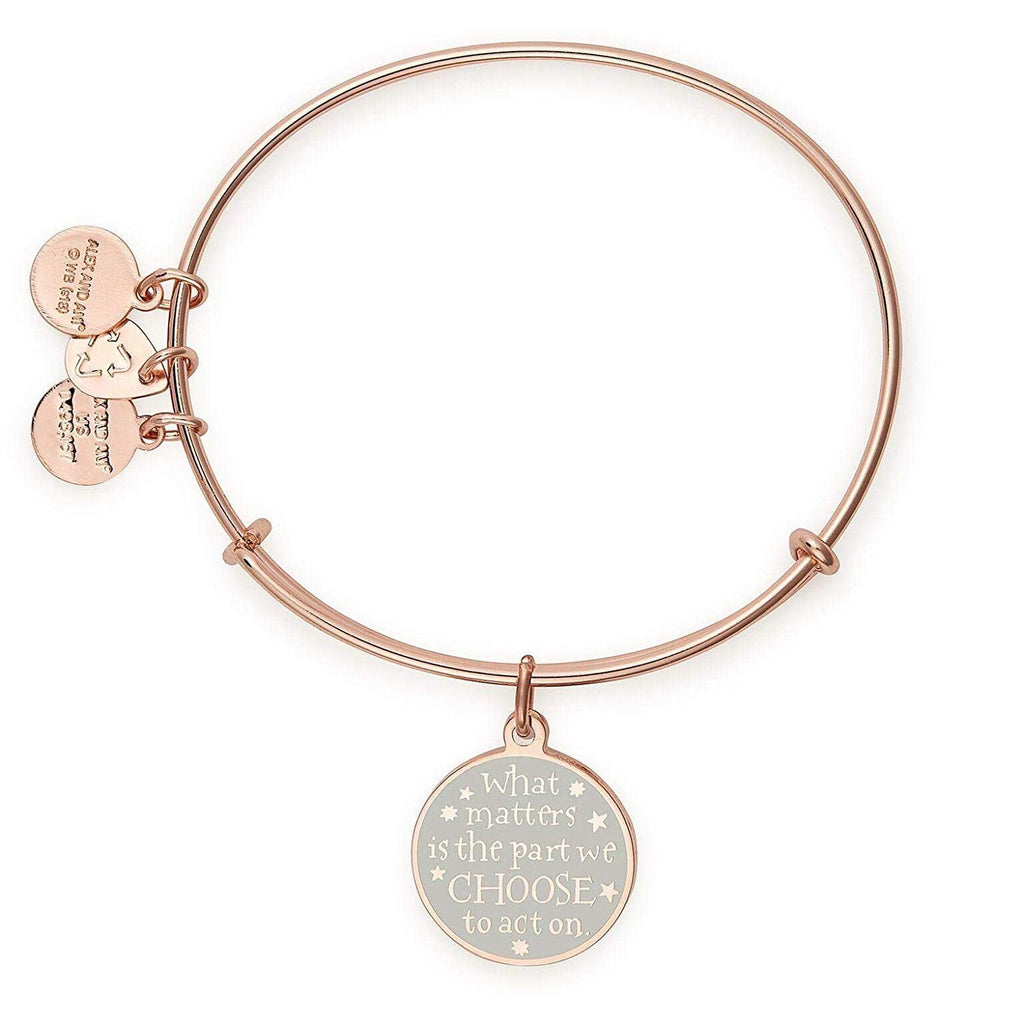 Alex and Ani Womens Harry Potter Light and Dark Bangle