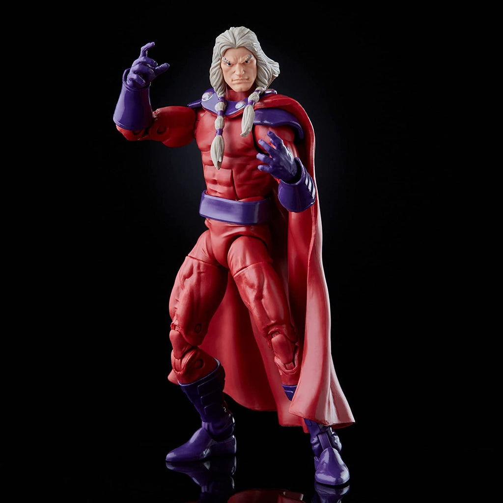 Hasbro Marvel Legends Series 6-inch Scale Action Figure Toy Magneto, Premium Design, 1 Figure, and 5 Accessories , Red