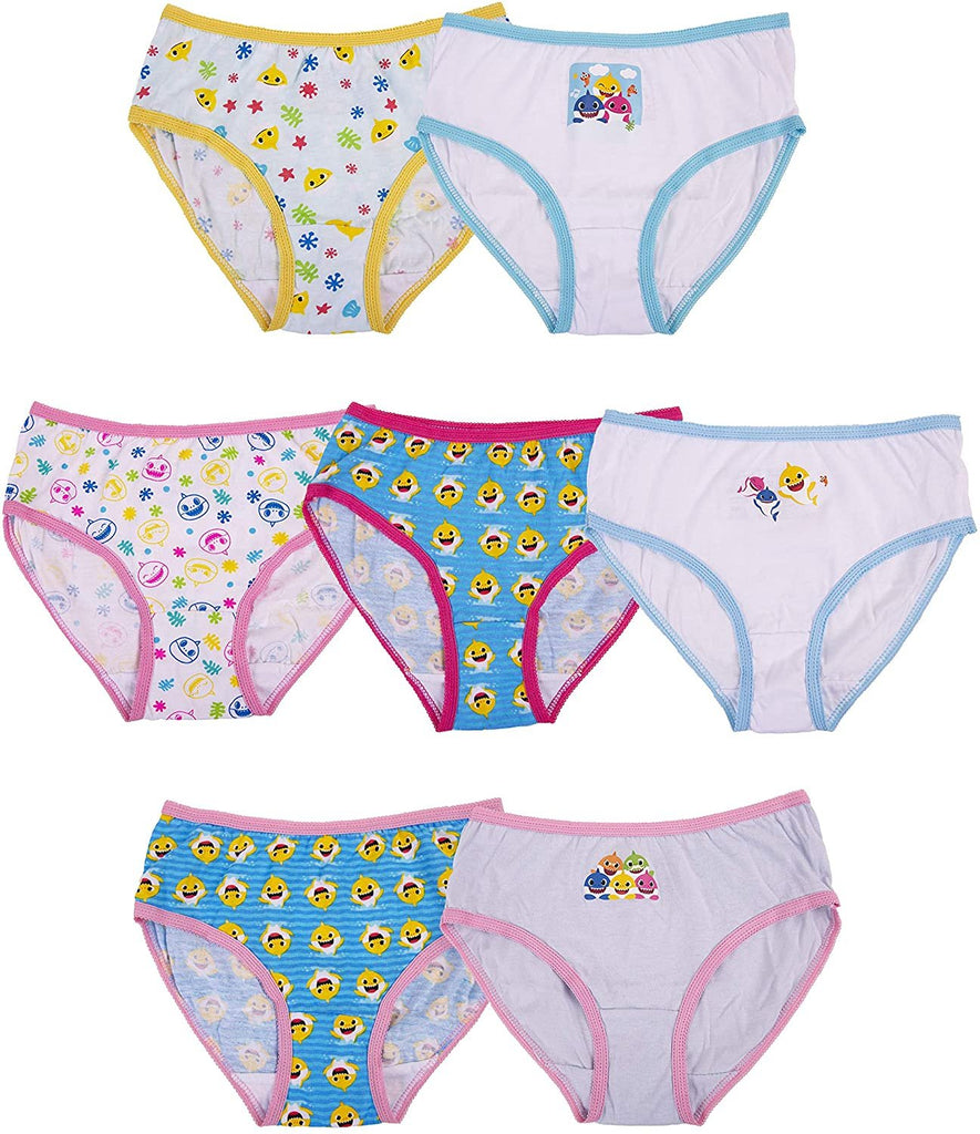 Baby Shark Big Girls Underwear Multipacks