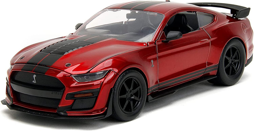 Big Time Muscle 1:24 2020 Ford Mustang Shelby GT 500 Die-cast Car Candy Red, Toys for Kids and Adults