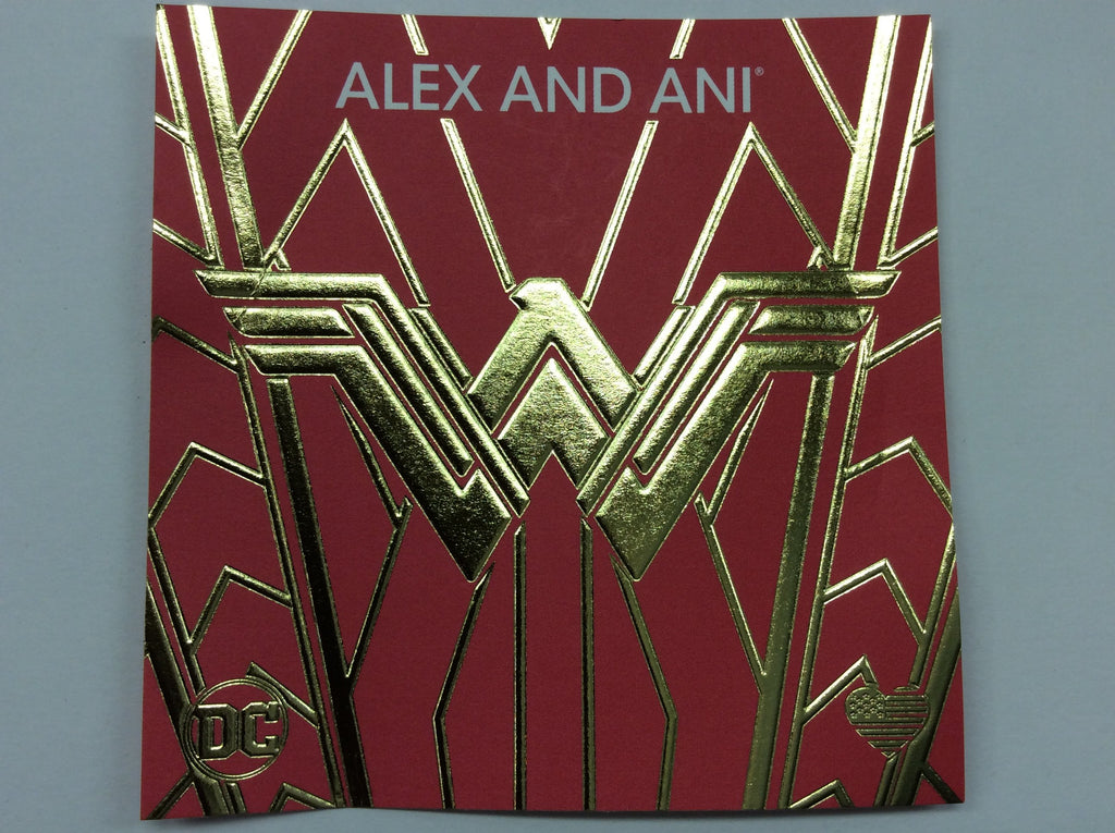 Alex and Ani Womens Wonder Woman Warrior Princess Cuff