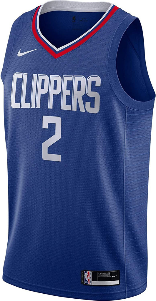 Nike Kawhi Leonard Los Angeles Clippers NBA Boys Youth 8-20 Blue Icon Edition Swingman Jersey