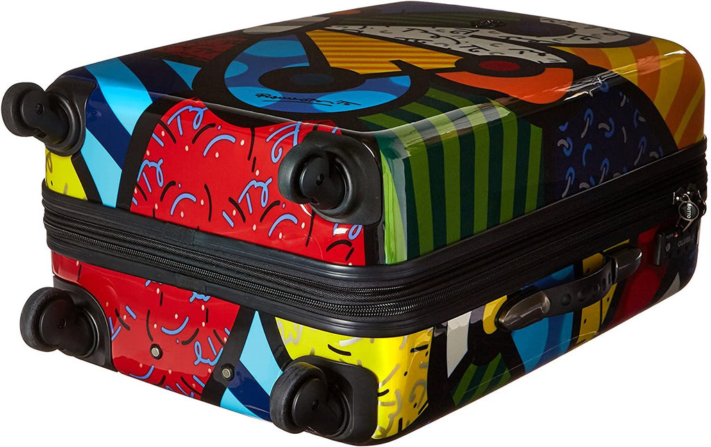 Heys America Britto 26-Inch Spinner Luggage (Butterfly)