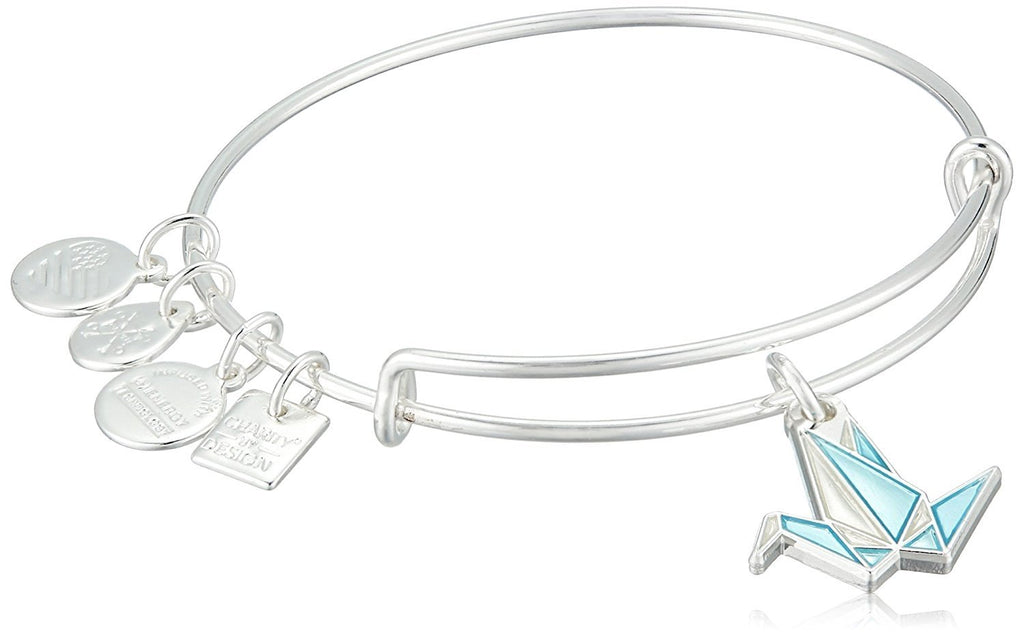 Alex and Ani Charity by Design, Paper Crane EWB Bangle Bracelet