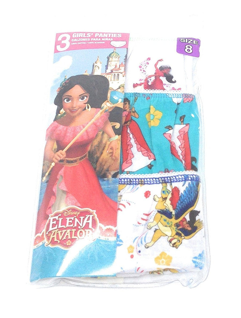 Disney Elena Of Avalor 3-Pack Toddler Girls Panties Size 2T 3T 4T 4 6 8