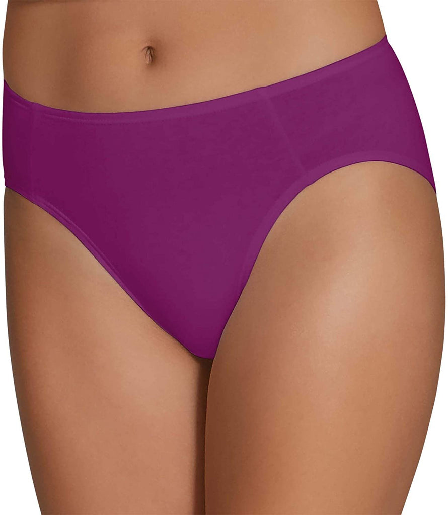 Fruit of the Loom Women's Cotton Stretch Hi Cut Panty