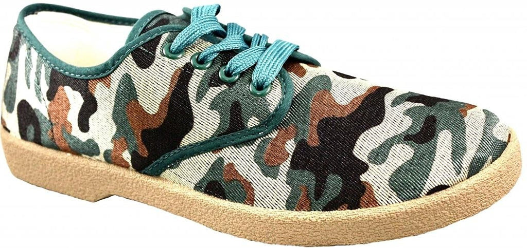 Zig Zag Mens Green Camouflage Oxford 11 M US