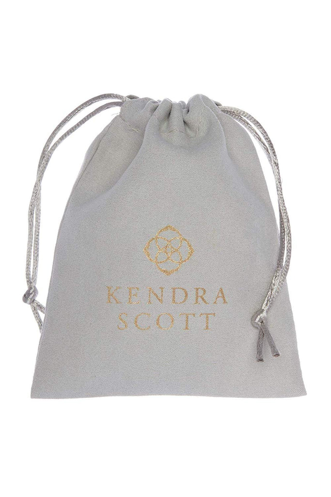 Kendra Scott Signature Elisa Gold Pendant Women's Necklace in Bronze Veined Red Magnesite