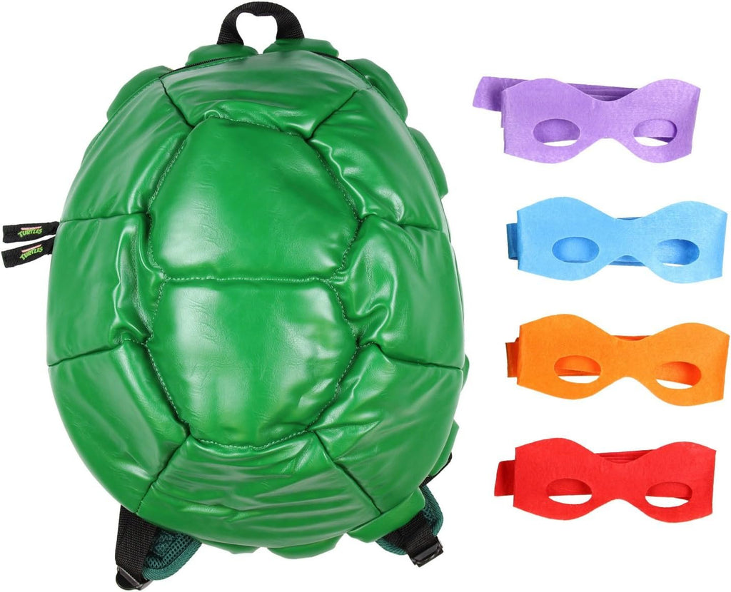 Teenage Mutant Ninja Turtles 3D Padded Shell, Green, Size 16.5"W x 16.5"H x 8"D