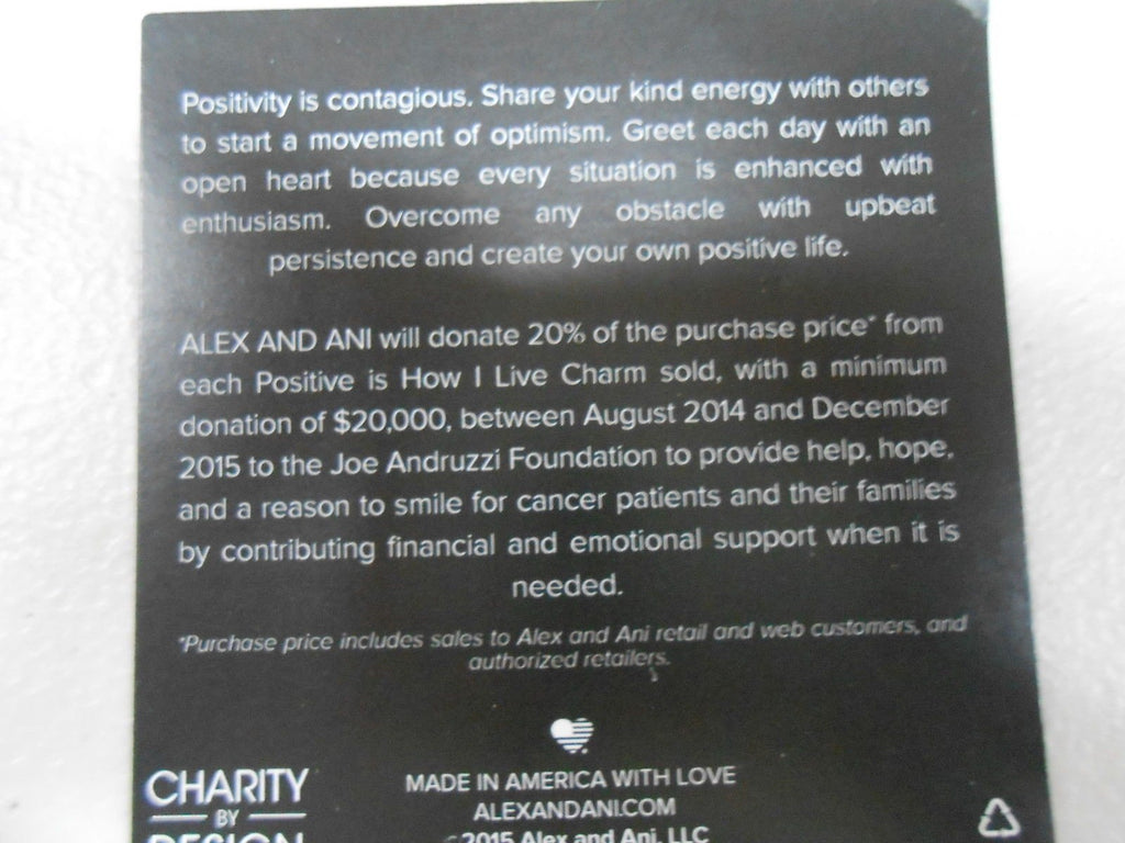 Alex and Ani Charity by Design Joe Andruzzi Foundation Bangle Bracelet