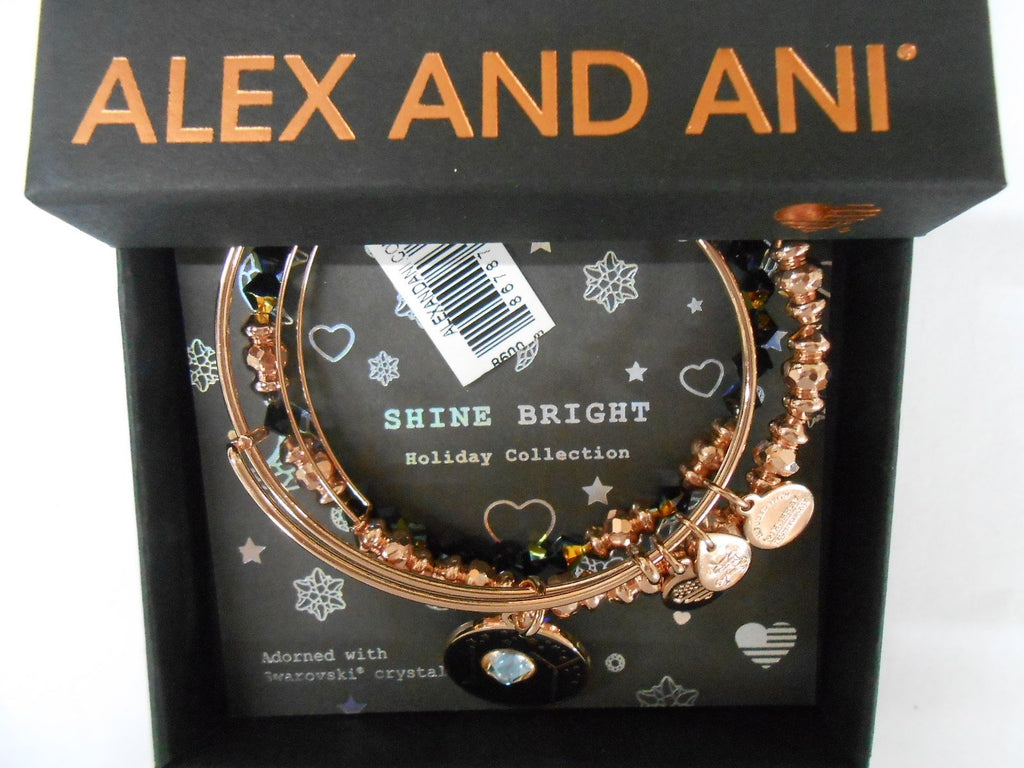 Alex and Ani Womens Joy Set Of 3 Bracelet