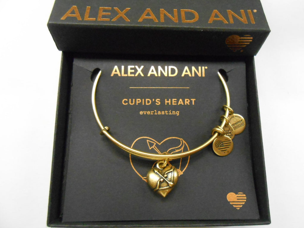 Alex and Ani Women's Path of Symbols - Cupid's Heart II Charm Bangle