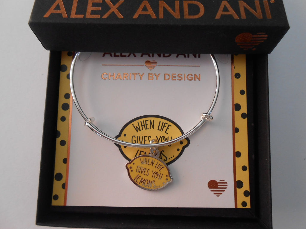 Alex and Ani Womens Charity By Design When Life Gives You Lemons Bangle