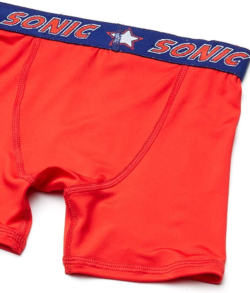 Sonic The Hedgehog Boys' Sonic 4pk Athletic Boxer Brief